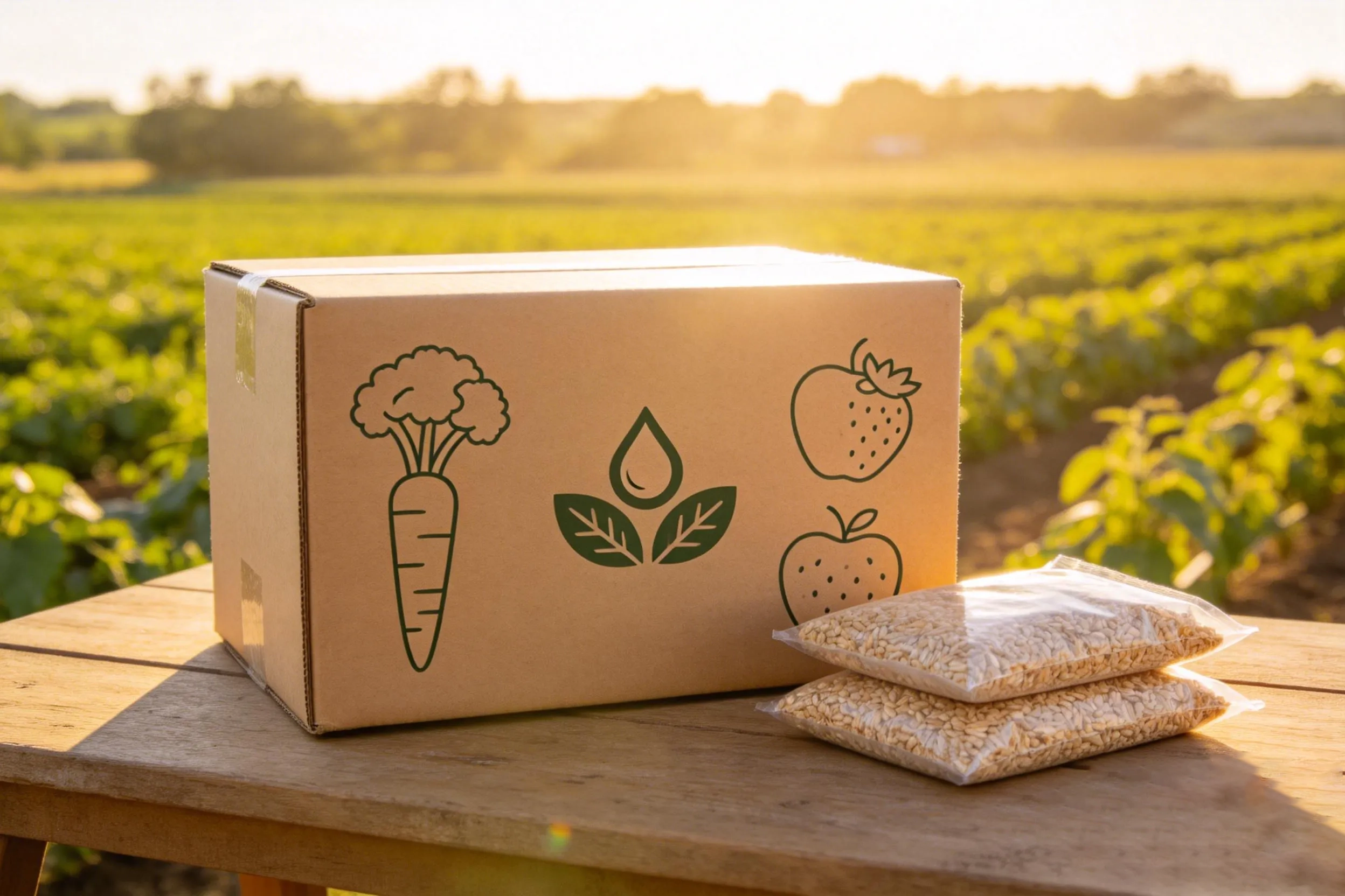 食品產業包裝應用，佳鑫紙器防潮防油食品級瓦楞紙箱